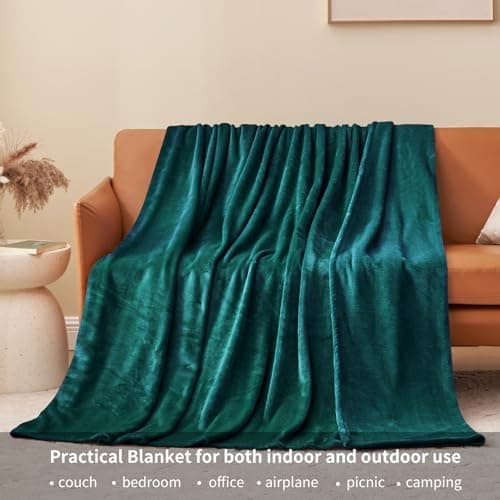 Aisbo Flauschig Warme Decke Rot für Winter - Kuschliges Wohnzimmer Blanket 130x150 cm OEKO-TEX