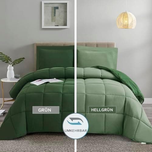 Oeko-TEX zertifizierte Nebelrosa Bettdecke HIG 155x220 cm - Weich & Flauschig - 1500g Daunenalternative (250GSM)
