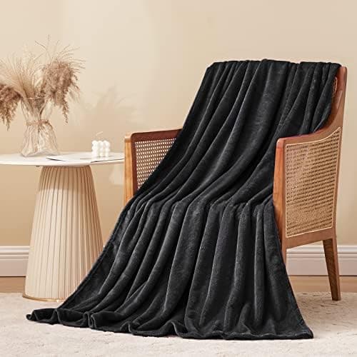 Aisbo Flauschig Warme Decke Rot für Winter - Kuschliges Wohnzimmer Blanket 130x150 cm OEKO-TEX