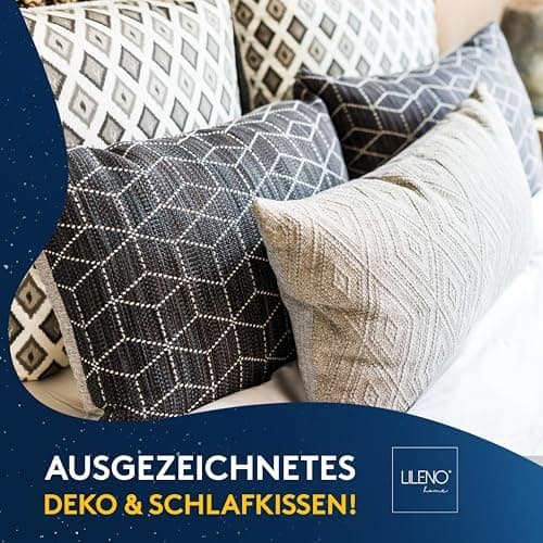 LILENO HOME 40x40 cm waschbares Kissenfüllmaterial - ideal für Allergiker und Couchkissen, Sofa Kissen, Cocktailkissen u