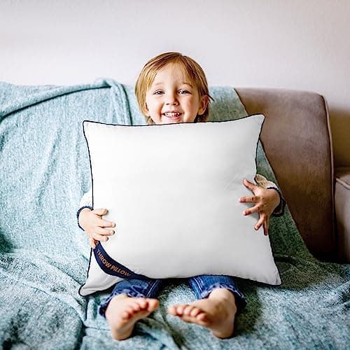 Utopia Bedding 2er Set Kissen 40x40 cm, Weiß - Deko und Ergonomie für Bett und Sofa (OEKO-TEX STANDARD 100)  
Utopia Bed