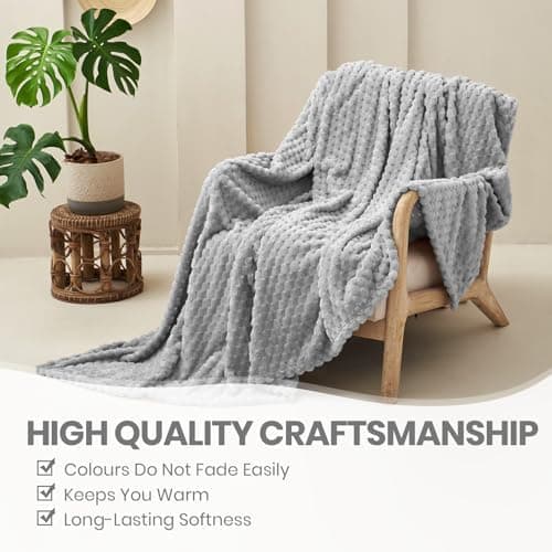 Good Nite Weiche Fleece-Decke - perfect als Wohndecke für Sofa & Bett, kuschelige Throw für Winter, 130 x 150 cm, OEKO-T