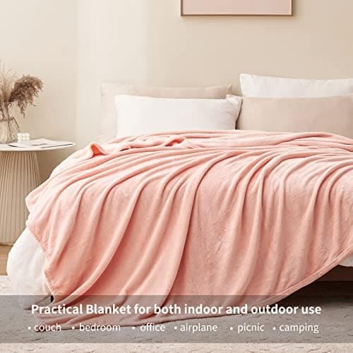 Aisbo Flauschig Warme Decke Rot für Winter - Kuschliges Wohnzimmer Blanket 130x150 cm OEKO-TEX