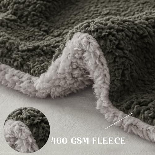 Exclusivo Mezcla Decke, Warme Kuscheldecke für Bett und Sofa, Tiefviolett/Lila 130x150 cm
