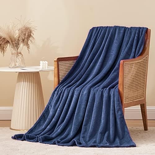 Aisbo Flauschig Warme Decke Rot für Winter - Kuschliges Wohnzimmer Blanket 130x150 cm OEKO-TEX