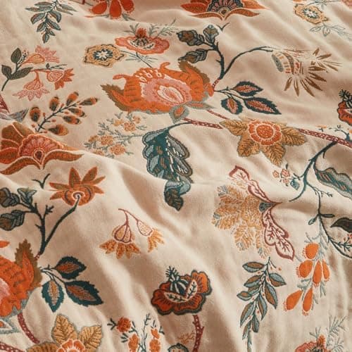 SOFTEXLY Boho Decke – Kuschelige Tagesdecke & Bettüberwurf 150x200cm, Aesthetic Design & Doppelseitige Musselin, Ideal f