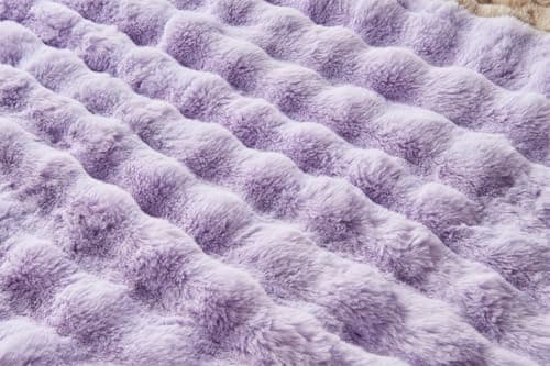 EMME Flauschige Wohndecke für Couch Kaninchen Plüsch Fleecedeckemercialwohndecke-sofa-decke-bubble-decke-wohndecke-flaus