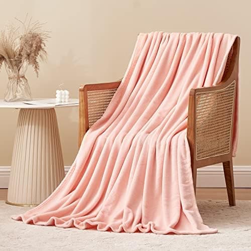 Aisbo Flauschig Warme Decke Rot für Winter - Kuschliges Wohnzimmer Blanket 130x150 cm OEKO-TEX