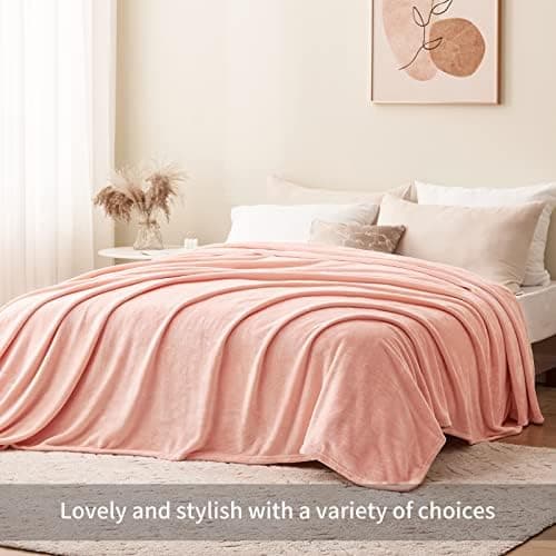 Aisbo Flauschig Warme Decke Rot für Winter - Kuschliges Wohnzimmer Blanket 130x150 cm OEKO-TEX