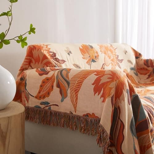 SOFTEXLY Boho Decke – Kuschelige Tagesdecke & Bettüberwurf 150x200cm, Aesthetic Design & Doppelseitige Musselin, Ideal f