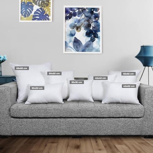 Utopia Bedding 2er Set Weiß - Innenkissen Füllkissen OEKO-TEX STANDARD 100