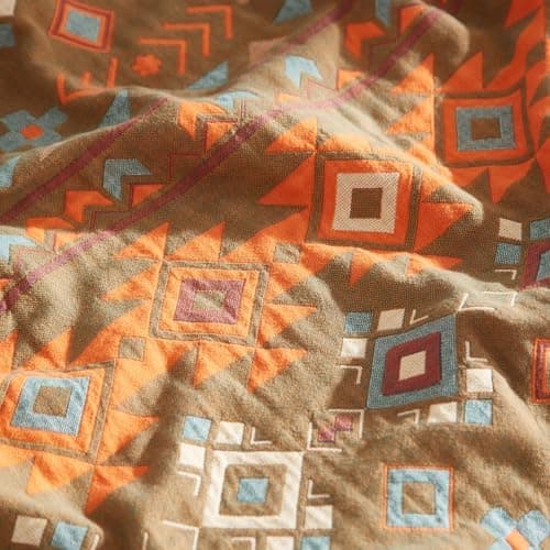 SOFTEXLY Boho Decke – Kuschelige Tagesdecke & Bettüberwurf 150x200cm, Aesthetic Design & Doppelseitige Musselin, Ideal f
