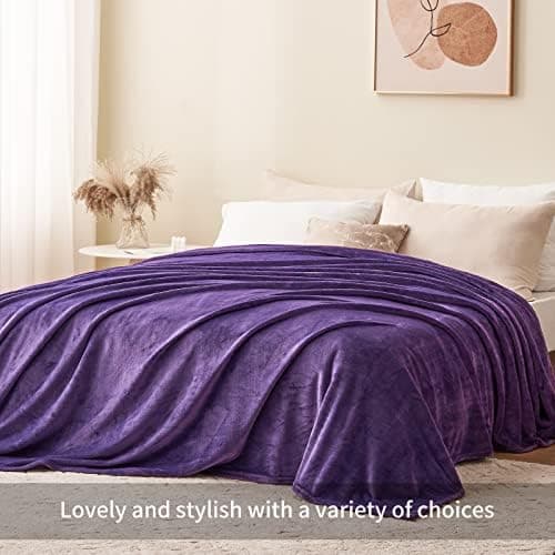 Aisbo Flauschig Warme Decke Rot für Winter - Kuschliges Wohnzimmer Blanket 130x150 cm OEKO-TEX