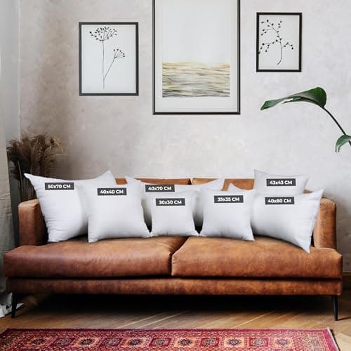 Utopia Bedding 2er Set Weiß - Innenkissen Füllkissen OEKO-TEX STANDARD 100