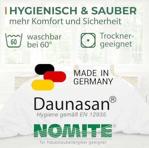 Knerst Federkissen - 100% Federfüllung für erholsamen Schlaf - Ökotex-Zertifiziert 50x50 2er Set