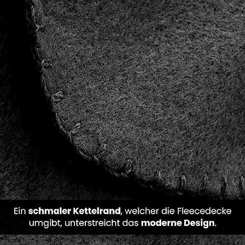 Wometo 2er Set Polar Fleecedecke OekoTex Lilaviolett Anti-Pilling Kettelrand