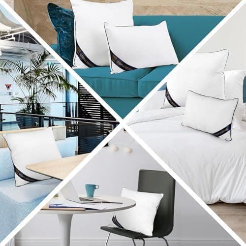 Utopia Bedding 2er Set Kissen 40x40 cm, Weiß - Deko und Ergonomie für Bett und Sofa (OEKO-TEX STANDARD 100)  
Utopia Bed