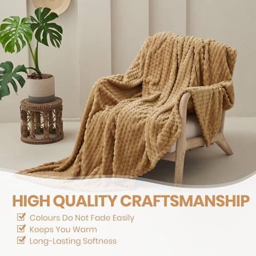 Good Nite Weiche Fleece-Decke - perfect als Wohndecke für Sofa & Bett, kuschelige Throw für Winter, 130 x 150 cm, OEKO-T