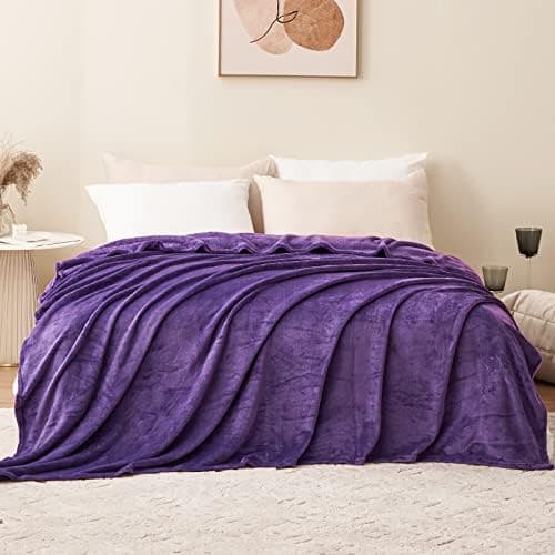 Aisbo Flauschig Warme Decke Rot für Winter - Kuschliges Wohnzimmer Blanket 130x150 cm OEKO-TEX