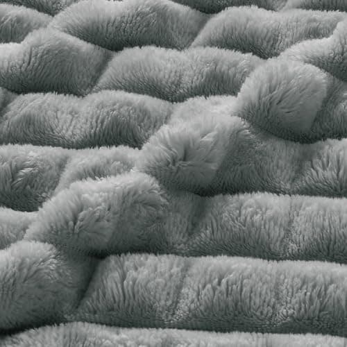 BEDELITE Flauschig Kuscheldecke Hellblau 125x150 für Sofa und Wohnzimmer OEKO-TEX STANDARD 100  
BEDELITE Hellblauer Fla
