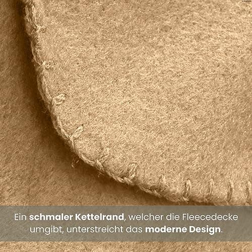 Wometo 10er Vorteilspack Fleecedecke grau Anti-Pilling Kettelrand