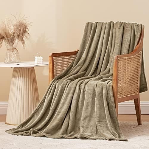 Aisbo Flauschig Warme Decke Rot für Winter - Kuschliges Wohnzimmer Blanket 130x150 cm OEKO-TEX