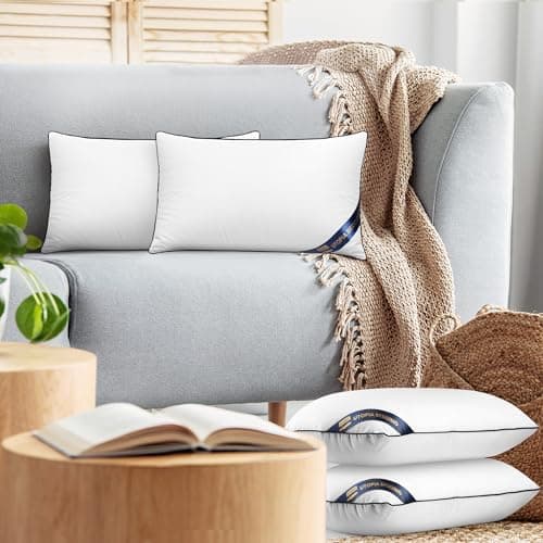 Utopia Bedding 2er Set Kissen 40x40 cm, Weiß - Deko und Ergonomie für Bett und Sofa (OEKO-TEX STANDARD 100)  
Utopia Bed