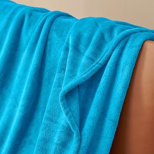 Aisbo Flauschig Warme Decke Rot für Winter - Kuschliges Wohnzimmer Blanket 130x150 cm OEKO-TEX