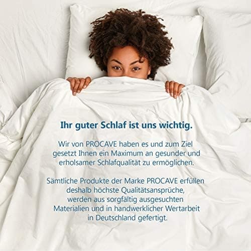 Hochwertiges Qualitäts-Stepp-Kissen für Allergiker, atmungsaktiv und Kochfest 40x40 cm - PROCAVE TopCool
| Winter- und