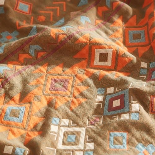 SOFTEXLY Boho Decke – Kuschelige Tagesdecke & Bettüberwurf 150x200cm, Aesthetic Design & Doppelseitige Musselin, Ideal f