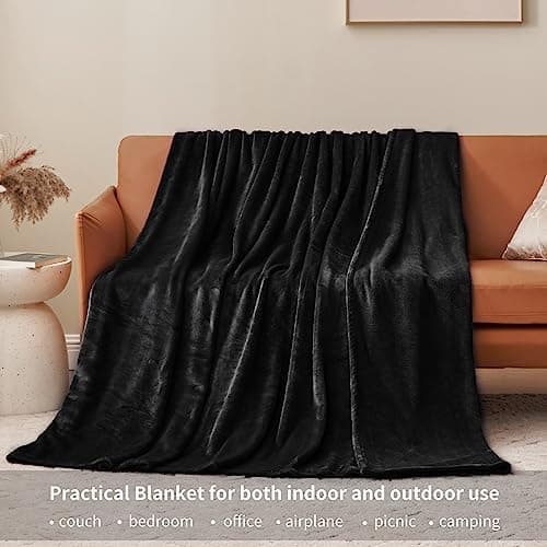 Aisbo Flauschig Warme Decke Rot für Winter - Kuschliges Wohnzimmer Blanket 130x150 cm OEKO-TEX