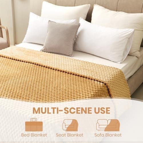Good Nite Weiche Fleece-Decke - perfect als Wohndecke für Sofa & Bett, kuschelige Throw für Winter, 130 x 150 cm, OEKO-T