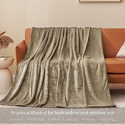 Aisbo Flauschig Warme Decke Rot für Winter - Kuschliges Wohnzimmer Blanket 130x150 cm OEKO-TEX