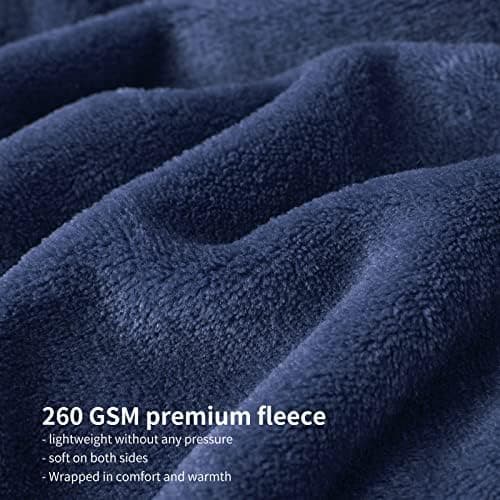 Aisbo Flauschig Warme Decke Rot für Winter - Kuschliges Wohnzimmer Blanket 130x150 cm OEKO-TEX