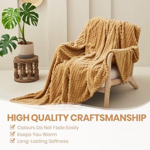 Good Nite Weiche Fleece-Decke - perfect als Wohndecke für Sofa & Bett, kuschelige Throw für Winter, 130 x 150 cm, OEKO-T