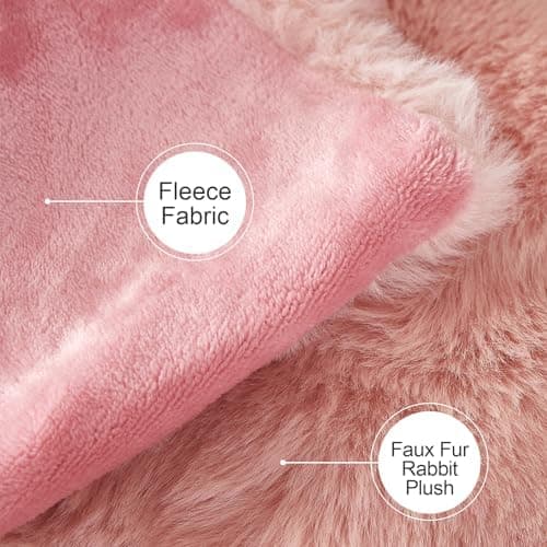 Kuscheldecke Milchsamt Blasen Decke Super Soft Warme Couchdecke 100 x 160cm White