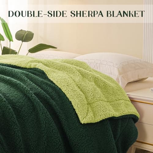 Exclusivo Mezcla Decke, Warme Kuscheldecke für Bett und Sofa, Tiefviolett/Lila 130x150 cm