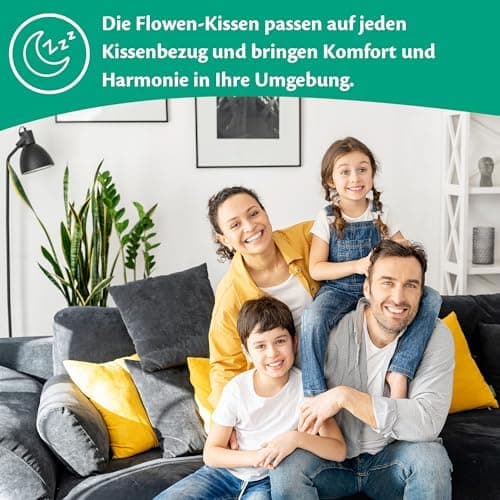 Flowen Kopfkissen 40x40 2er Set Hypoallergene Anti-Milben Weiche Waschmaschinenfest
Flowen Dekokissen 40x40 Hypoallergen