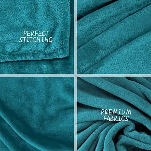 FARFALLAROSSA Oeko-TEX Flauschig Kuscheldecke 130x160 cm - Super Weiche Fleecedecke als Sofaüberwurf - Wohndecke Gelb OE