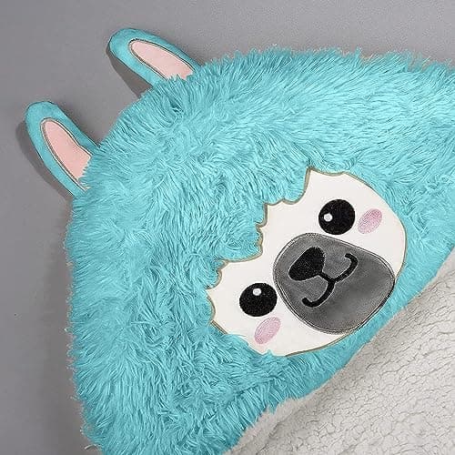 Rosa Sherpa Fleece Ärmeldecke für Frauen als Geschenk(te) warm und weich 152x125cm