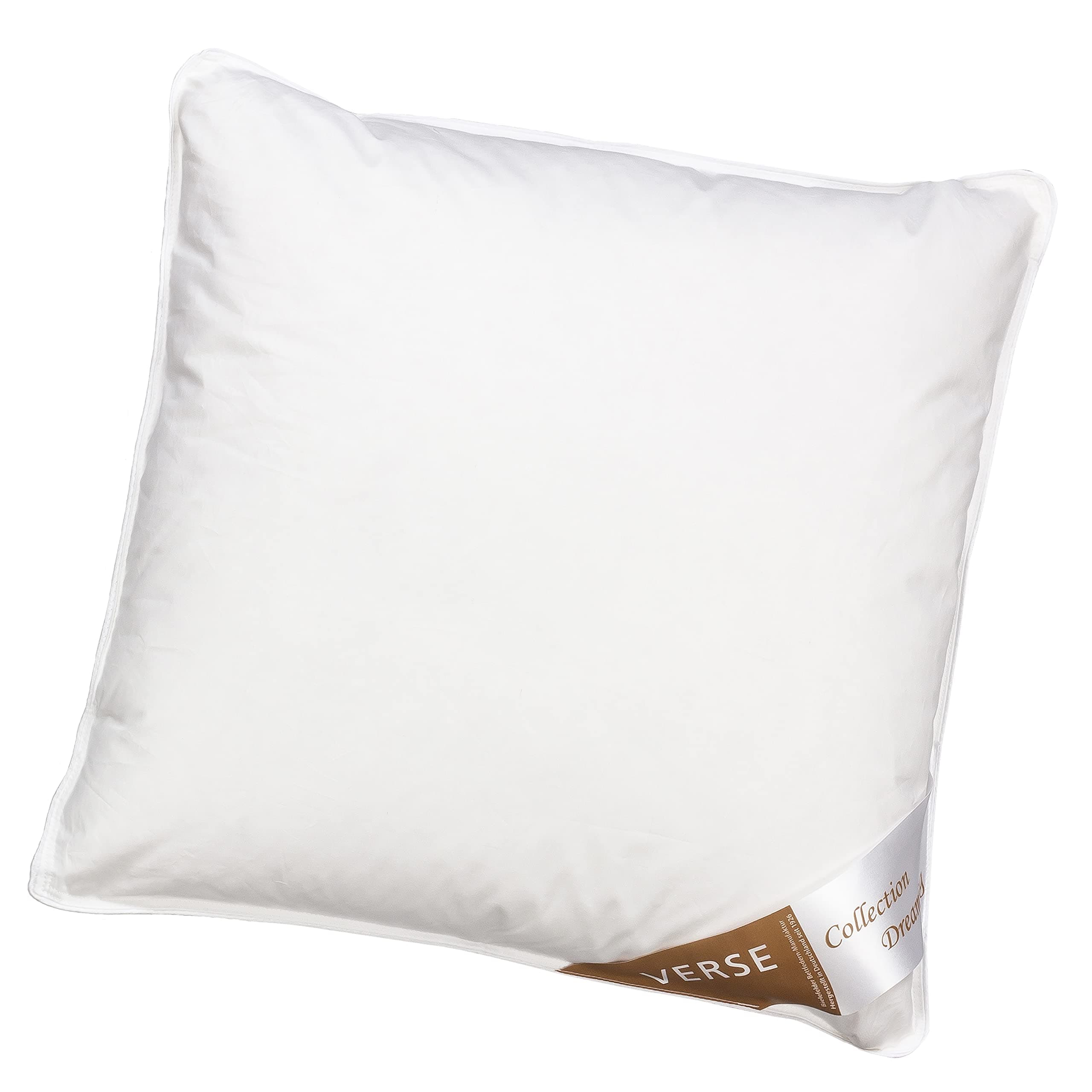 Verse Luxury Daunenfeder Sofakissen - Collection-Dreaming, extra fest, 90% Daunen 10% Federn, ca. 50x50-250g