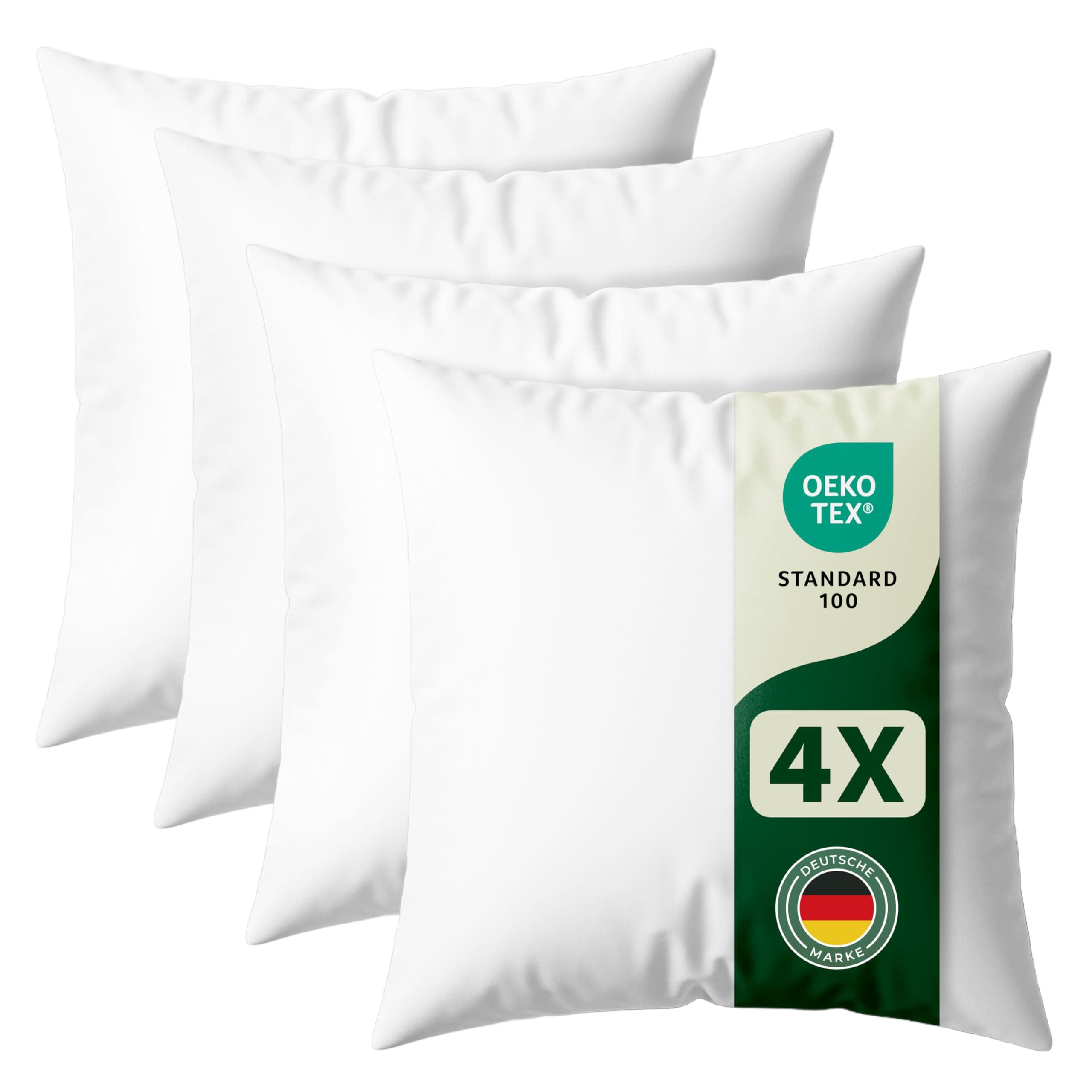 Blumtal OEKO-TEX-zertifizierte Polyester-Füllkissen 40x40 cm für Kissen - Premium-Füllung -Comfort & Gesundheit